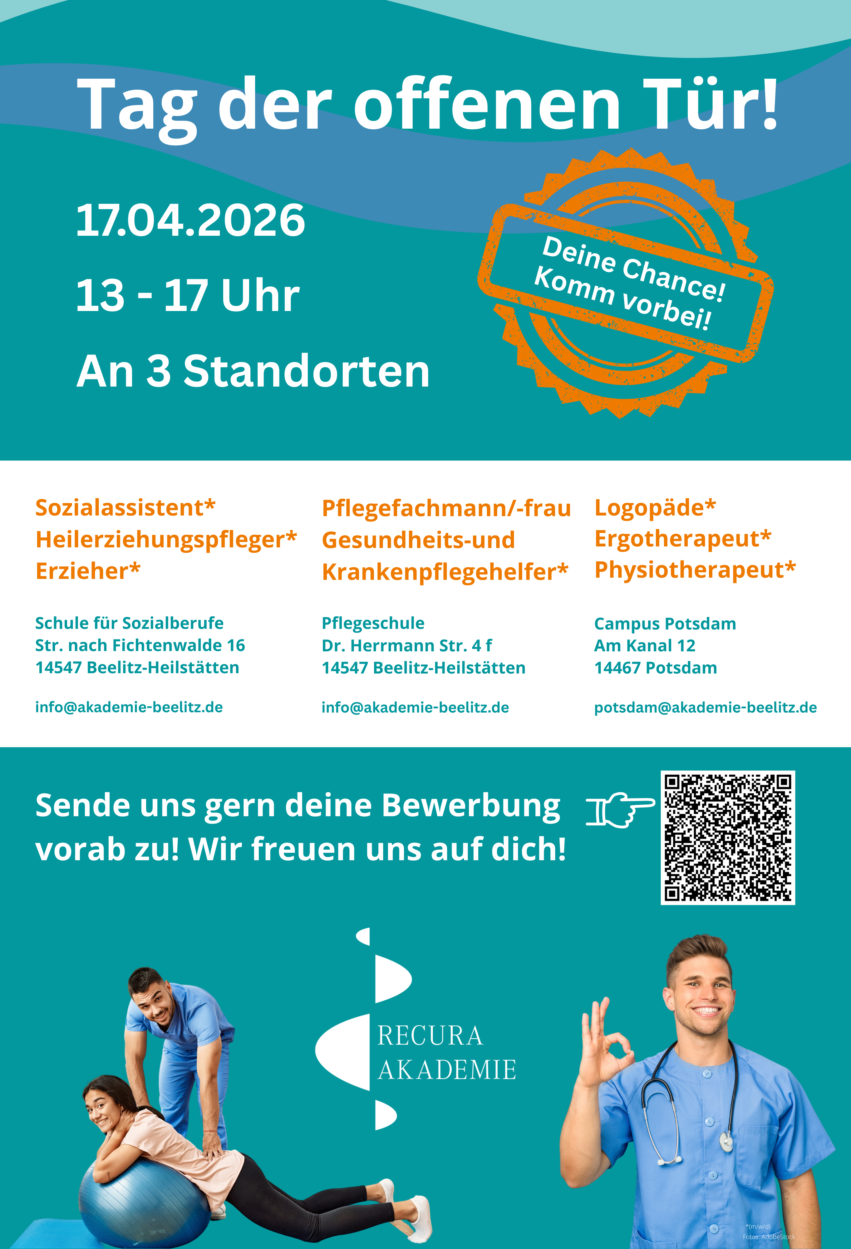 Recura Akademie Tag der offenen Tür 17.04.2026