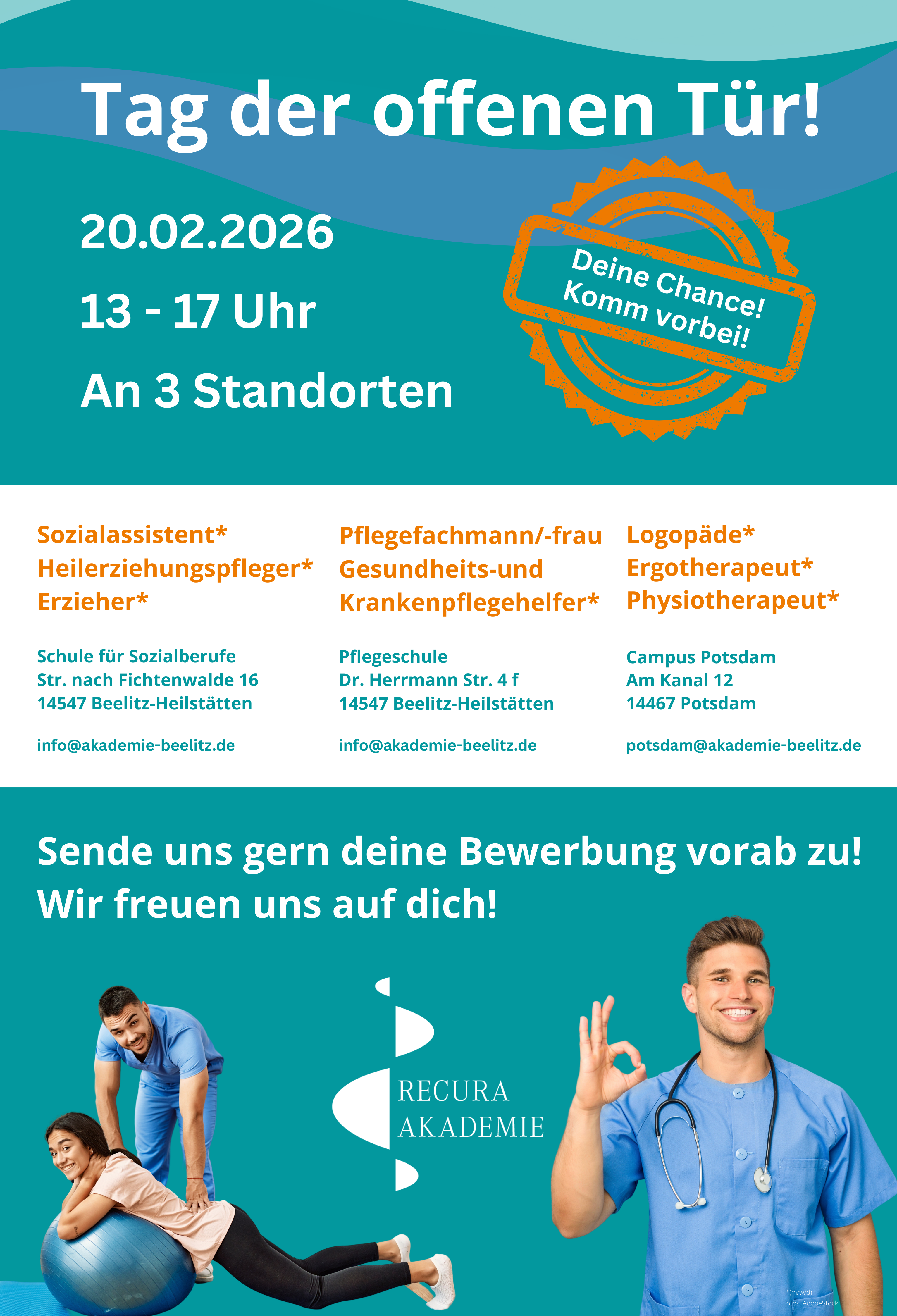 Recura Akademie Tag der offenen Tür 20.02.2026